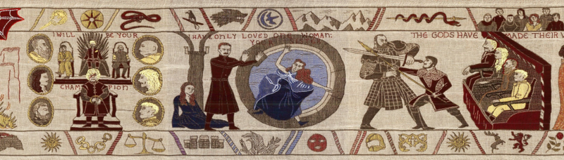 Illustration for article titled This Giant, Breathtaking Game of Thrones Tapestry Weaves Through the Entire Series
